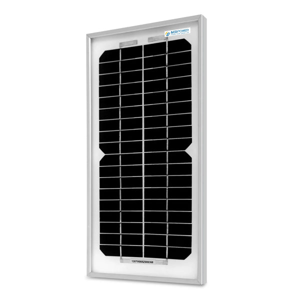 ACOPOWER 5 Watt Mono Solar Panel for 12V Battery Charging