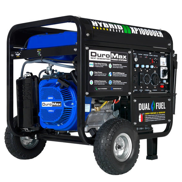 DuroMax XP10000EH 10,000 Watt Dual Fuel Portable Generator